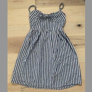 Tie Front Summer Stripe Dress